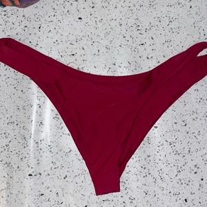 Shein Maroon medium bikini bottoms